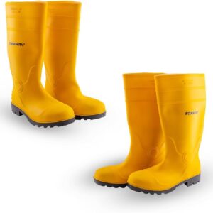 Heavy-Duty Safety Boots - Steel Toe, Anti-Slip (Sizes 39-45)